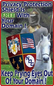 Protect Your Privacy with our NOW FREE Whois Privacy Protection Shield!