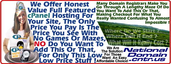 Full Featured cPanel Hosting Is Available With Full Power Flexible Unlimited E-Mail Addresses For Your Online Presence Solution!